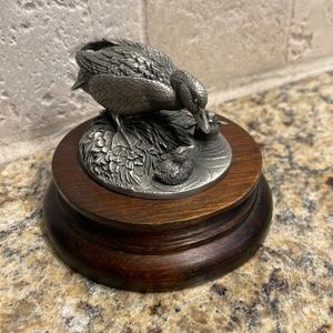 Pewter Mallard & Ducklings